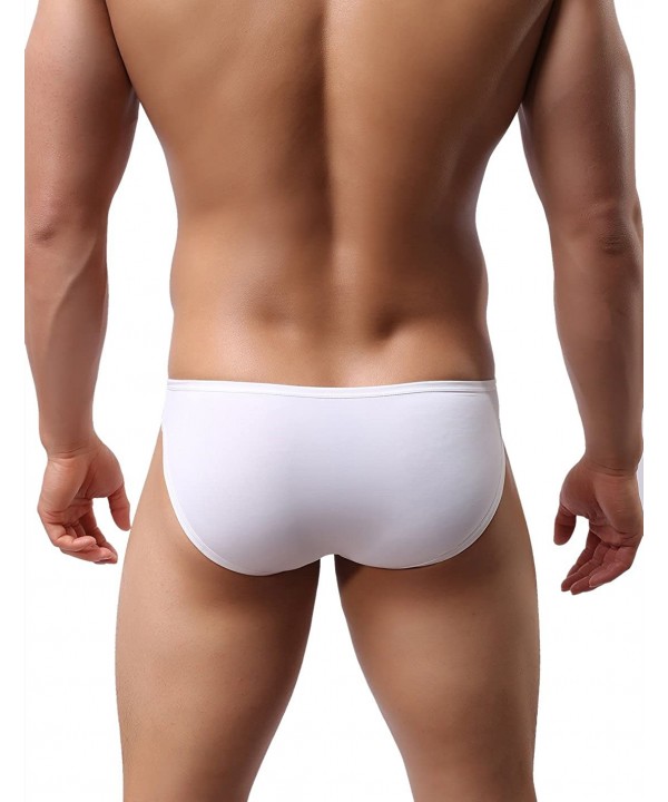 Men's Bikini Briefs Sport Underwear 9017 - White - CI18RZWYR4X $9.33-Briefs