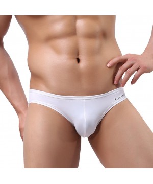 Men's Bikini Briefs Sport Underwear 9017 - White - CI18RZWYR4X $9.33-Briefs