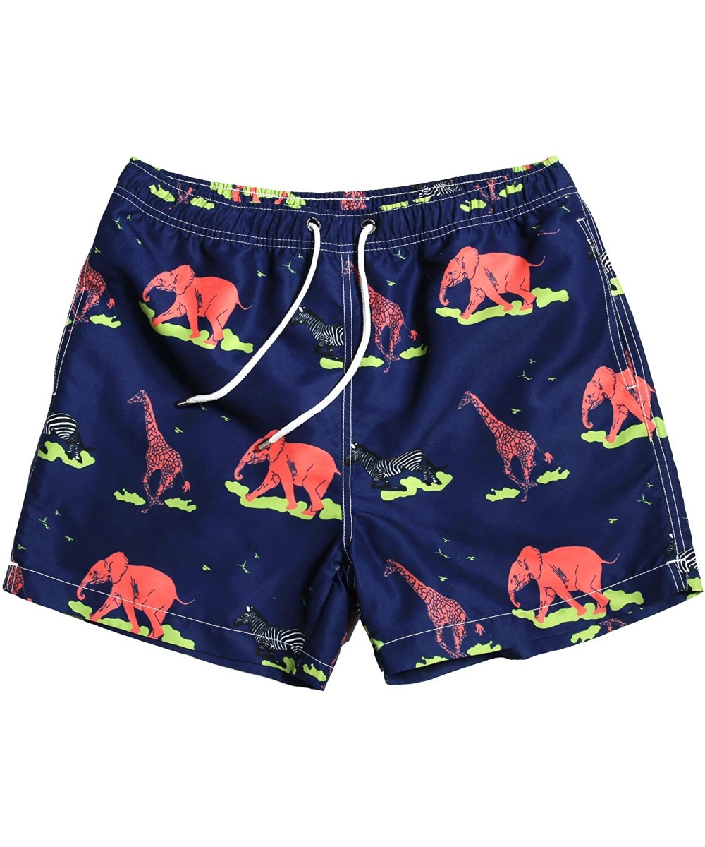 Men's Sports Runnning Swim Board Shorts with Pocket-Mesh Lining - 16 Elephant - C212ETCQEFL $18.95-Board Shorts