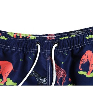 Men's Sports Runnning Swim Board Shorts with Pocket-Mesh Lining - 16 Elephant - C212ETCQEFL $18.95-Board Shorts