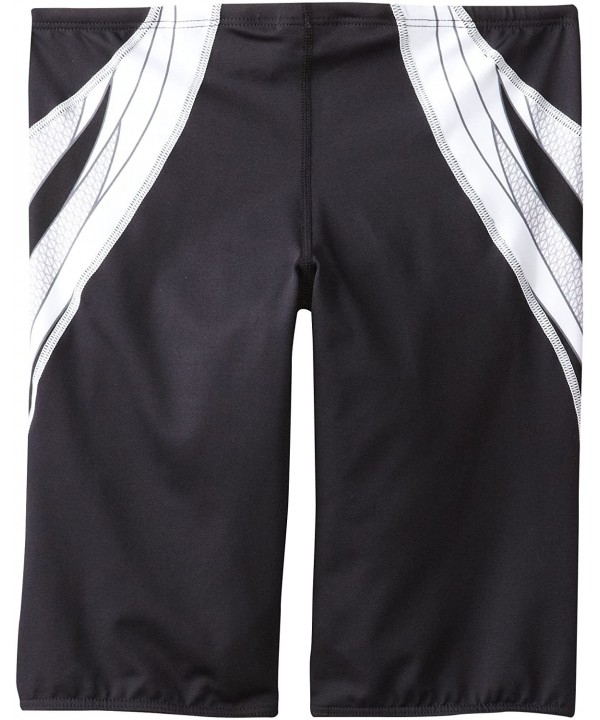 SPORT Men's Phoenix Splice Jammer Swimsuit - Black/White - CB11E91DMDF $28.21-Racing