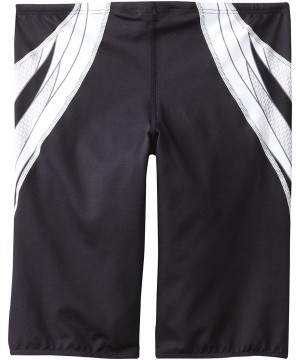 SPORT Men's Phoenix Splice Jammer Swimsuit - Black/White - CB11E91DMDF $28.21-Racing