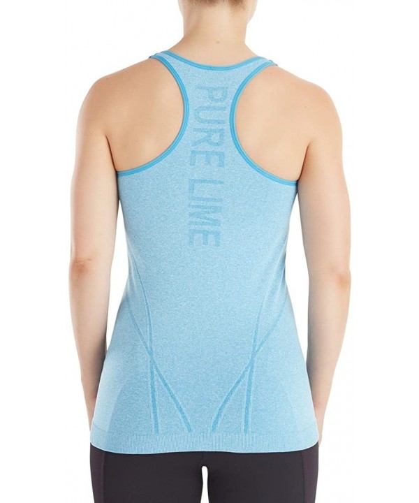 Bodydry Puretech Tank Top - Diva Blue Melange - CD183CDLC2X $10.83-Racing