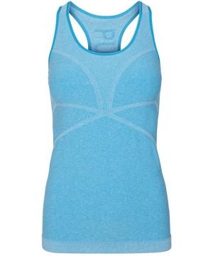 Bodydry Puretech Tank Top - Diva Blue Melange - CD183CDLC2X $10.83-Racing