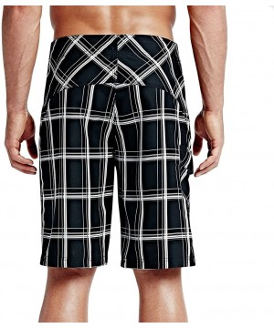 Puerto Rico Burnout Boardshorts - Black - CK122UNM2HF $33.91-Board Shorts