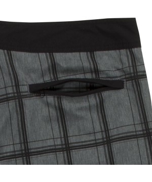 Puerto Rico Burnout Boardshorts - Black - CK122UNM2HF $33.91-Board Shorts