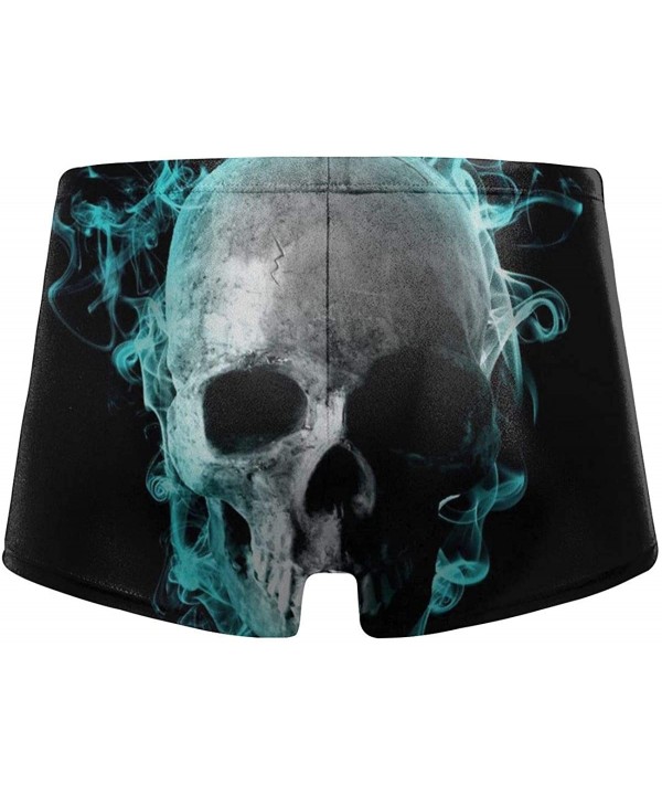 Men's Swimwear Swim Trunks Angel Wings Creative Boxer Brief Quick Dry Swimsuits Board Shorts - Digital Skull1 - CZ19COO88YG $...