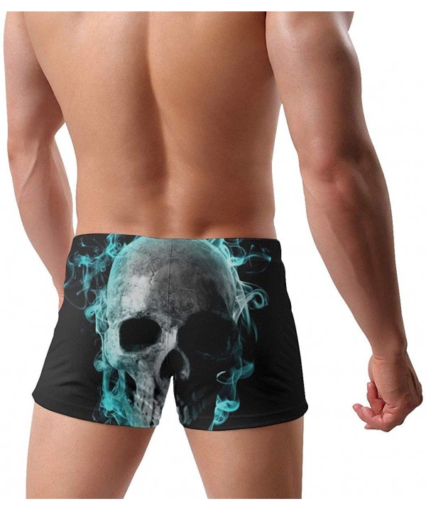 Men's Swimwear Swim Trunks Angel Wings Creative Boxer Brief Quick Dry Swimsuits Board Shorts - Digital Skull1 - CZ19COO88YG $...