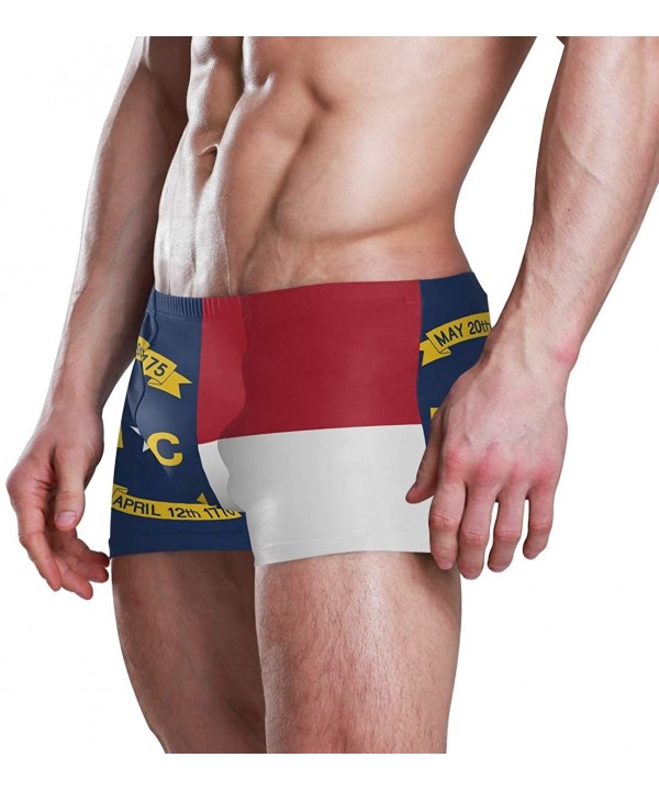 New Zealand Flag Men's Swim Trunks Square Leg Swimsuit Swimwear Boxer Brief - North Carolina State Flag - C618TCX7MLM $27.05-...