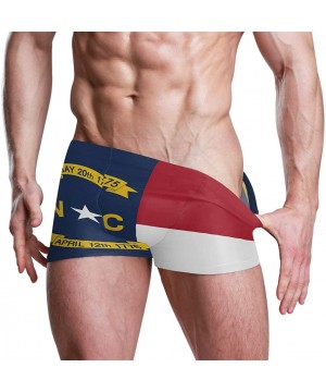 New Zealand Flag Men's Swim Trunks Square Leg Swimsuit Swimwear Boxer Brief - North Carolina State Flag - C618TCX7MLM $27.05-...