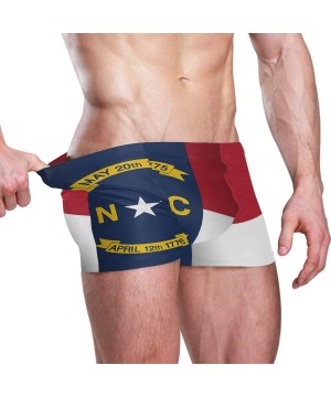 New Zealand Flag Men's Swim Trunks Square Leg Swimsuit Swimwear Boxer Brief - North Carolina State Flag - C618TCX7MLM $27.05-...