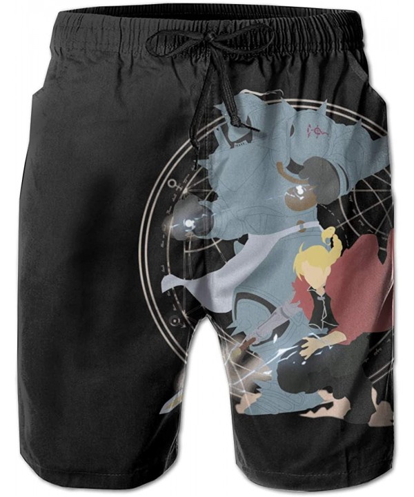 Spirited Away No Face Man Man's Quick Dry Beach Boardshorts Surf Swim Trunks - Fullmetal Alchemist Edward Elric - CK1979MN3MO...