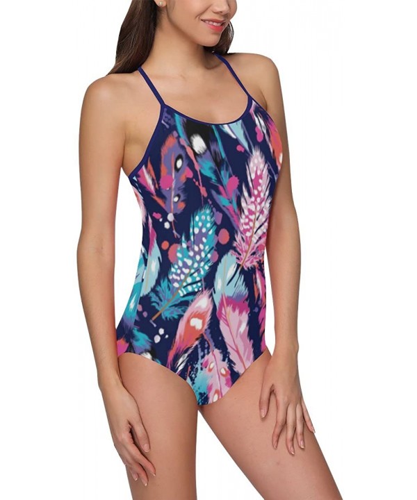 Unique Custom One Piece Swimsuit Swimwear Bathing Suit for Women Juniors (XS-3XL) - Multi 4 - CM18EMW7MZS $22.23-One-Pieces