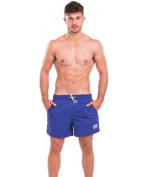 Men Swimwear Swimsuits Swim Beach Board Surf Shorts Quick Drying Trunks - Blue - CP18EMRA9TD $38.69-Board Shorts