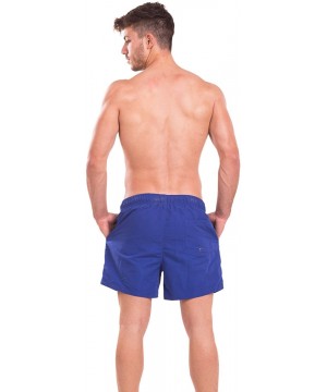 Men Swimwear Swimsuits Swim Beach Board Surf Shorts Quick Drying Trunks - Blue - CP18EMRA9TD $38.69-Board Shorts