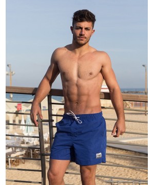 Men Swimwear Swimsuits Swim Beach Board Surf Shorts Quick Drying Trunks - Blue - CP18EMRA9TD $38.69-Board Shorts