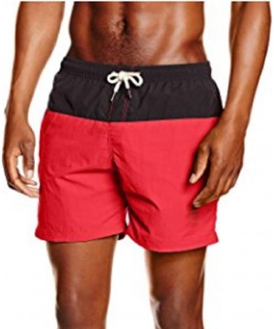 Men's Swim Shorts Swimwear Swimming Trunks Charm Underwear Boxer Briefs Pants - Light Red - CK18OR9DWH9 $13.34-Trunks