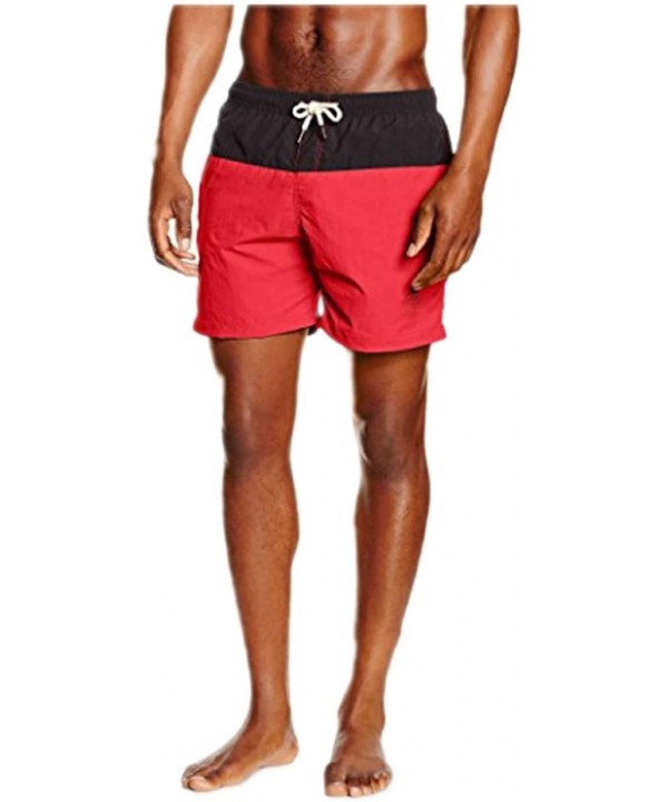 Men's Swim Shorts Swimwear Swimming Trunks Charm Underwear Boxer Briefs Pants - Light Red - CK18OR9DWH9 $13.34-Trunks