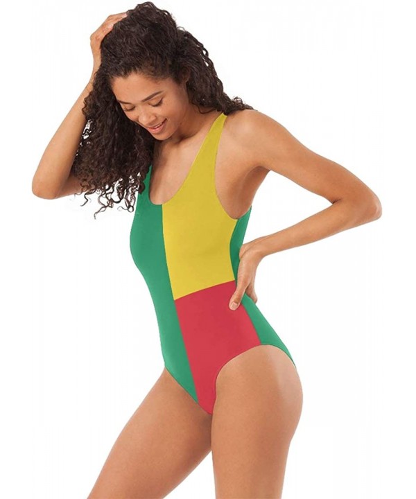 Womens Swimsuits Barbados Flag One Piece Tankini Girls Monokini - Benin Flag - CV18R2M9RT0 $22.61-One-Pieces