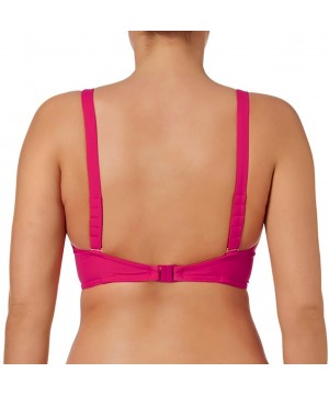 In The Mix Black Banded Halter Bikini Top - Pink - CN11OGXIGWD $36.55-Tops