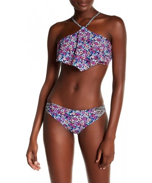 Bikini Bottom Reversible Macrame Cheeky Boy Short Multi Color - CW184XKH7XI $20.20-Bottoms