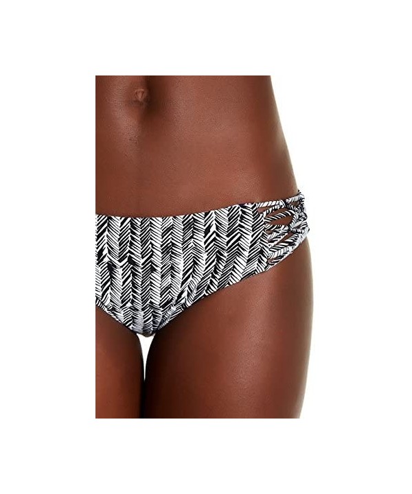 Bikini Bottom Reversible Macrame Cheeky Boy Short Multi Color - CW184XKH7XI $20.20-Bottoms