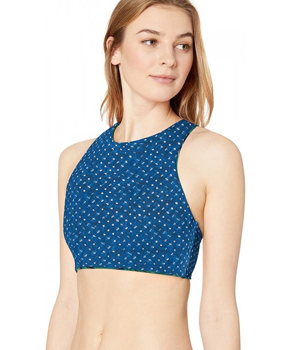 Womens Sanitas Reversible Top - Azul Palms/Shibori Dots - CW18ETUL0DO $45.77-Tops