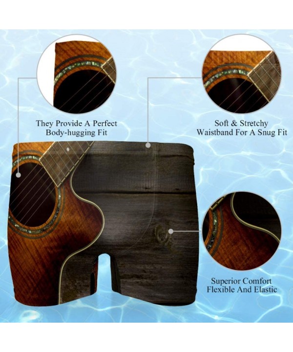 Men's Acoustic Guitar On Wood Swimsuits Swim Trunks Shorts Athletic Swimwear Boxer Briefs Boardshorts - C019E4OZWYH $17.30-Ra...