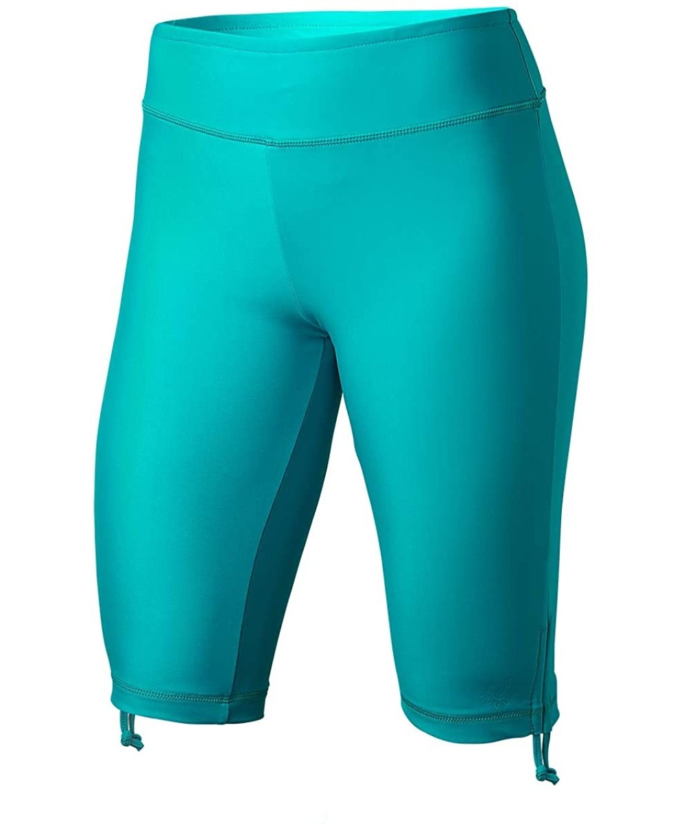 Womens Active Swim Jammerz - Teal - CX18R593U49 $42.23-Tankinis