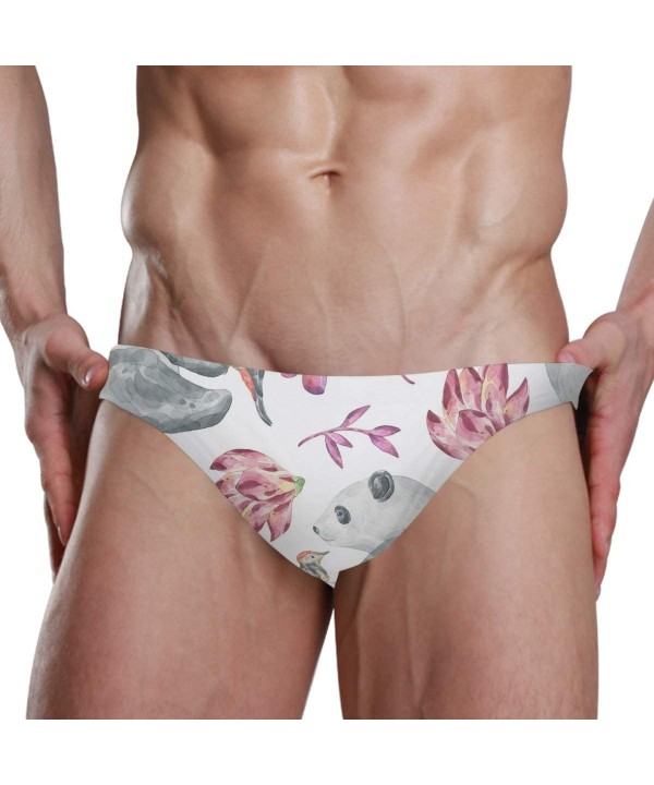 Men Swimsuit Polar Bear Penguin Bikini Briefs Male Sexy Swimwear 2030361 - 2030367 - CE18T8QC4NL $24.96-Racing