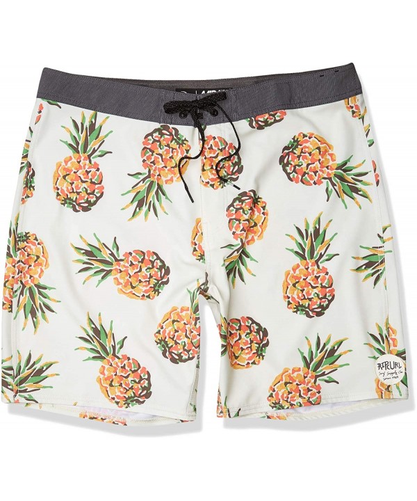 Men's Board Shorts - Yellow - CS18ZYRLN6N $51.78-Board Shorts