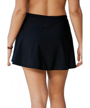 Women's Plus Size A-Line Swim Skirt with Built-in Brief Swimsuit Bottoms - Fuchsia (0139) - CQ18GWMZCQO $26.01-Tankinis