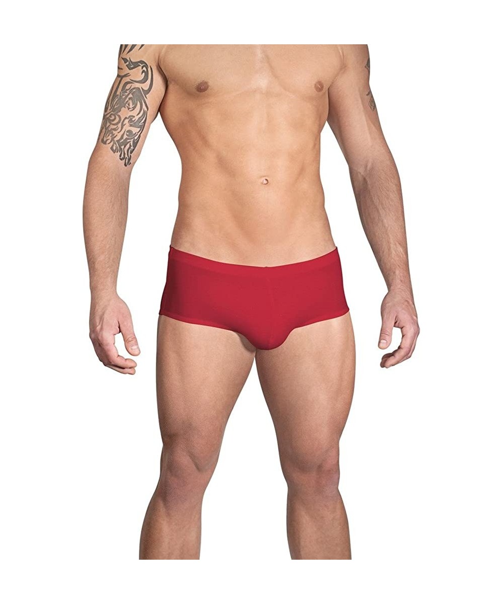 Men's Swim Retro Brief - Red - C91239DEY3F $44.22-Briefs