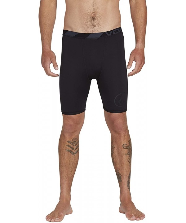 Men's JJ's Chones Compression Surf Undershort - Black - CM18WU886E3 $33.85-Board Shorts