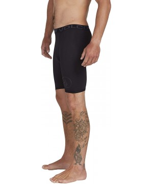 Men's JJ's Chones Compression Surf Undershort - Black - CM18WU886E3 $33.85-Board Shorts