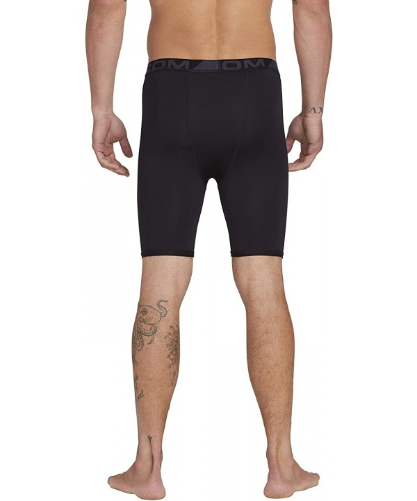 Men's JJ's Chones Compression Surf Undershort - Black - CM18WU886E3 $33.85-Board Shorts