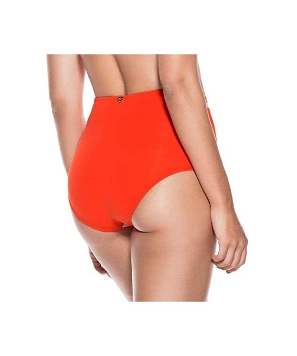 Women's Nectarine Medium Coverage Bikini Bottom - Red - CA18HTK5R3E $10.26-Sets