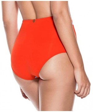 Women's Nectarine Medium Coverage Bikini Bottom - Red - CA18HTK5R3E $10.26-Sets