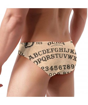 Mens Tropical Ouija Witch Board Swim Briefs Drawstring Bikini Sport Swimsuit Surf Shorts Trunks - Black - CD18U5YURDM $20.38-...