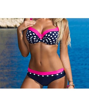 Womens Padded Push-Up Bra Bikini Set Swimsuit Bathing Suit Swimwear Beachwear Flawless Women's Swimsuits - D - C318T0RT8XO $2...