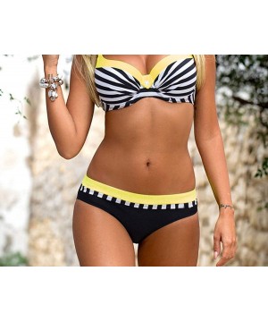 Womens Padded Push-Up Bra Bikini Set Swimsuit Bathing Suit Swimwear Beachwear Flawless Women's Swimsuits - D - C318T0RT8XO $2...