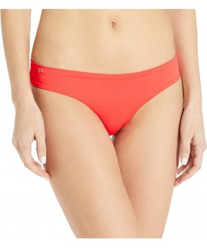 Women's Moderate Coverage Bikini Bottom - Candy Apple Red/Red Floral - CU18YG0U5GW $32.12-Tankinis