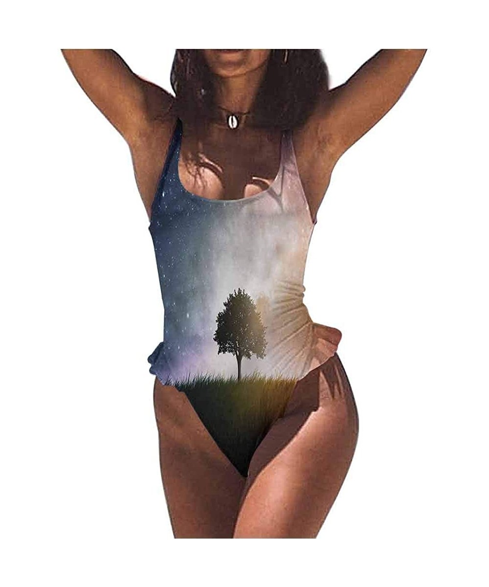 Sexy Adjustable Bikini Space- Solar System with Planets for You or As A Gift - Multi 12-one-piece Swimsuit - CP19E753G83 $46....