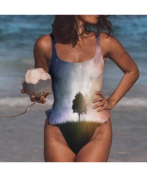 Sexy Adjustable Bikini Space- Solar System with Planets for You or As A Gift - Multi 12-one-piece Swimsuit - CP19E753G83 $46....