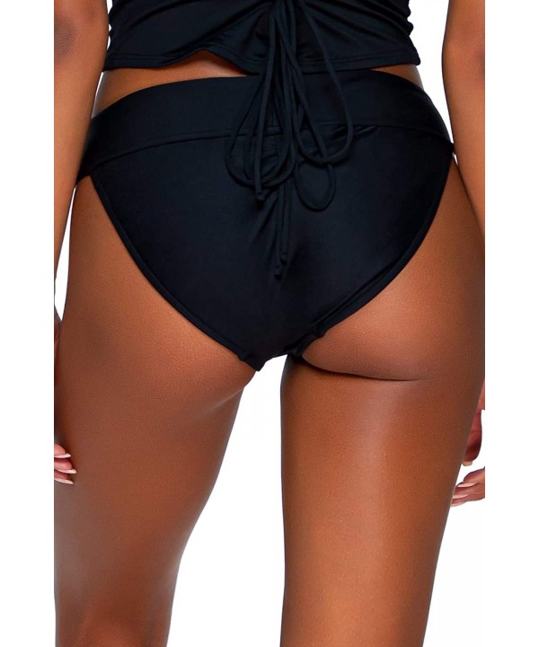 Shoreline Pant Bikini Bottom Swimsuit - Midnight - CA193Q9EC8S $38.30-Tankinis