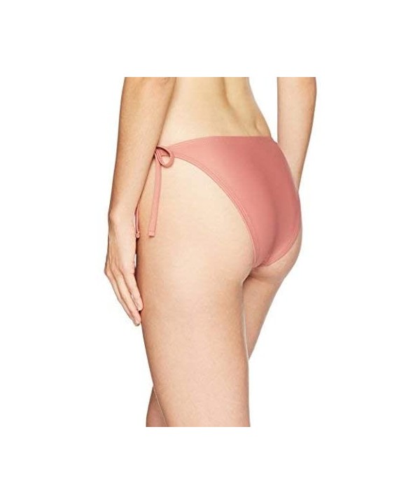 Women's Swimwear Lara Lace Side Tie Bikini Bottom - Deep Rose - C8187ITRUSO $10.64-Tankinis