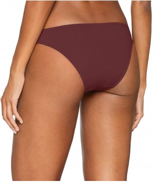 Women's Active Multi Rouleau Brazilian Bikini Bottom Swimsuit - Active Plum - CN18IQM6A3W $46.38-Tankinis