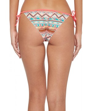 Women's Brasilia Tie Side Cheeky Bikini Bottom Swimsuit - Apache Multi - CQ1869ID2W9 $41.69-Bottoms