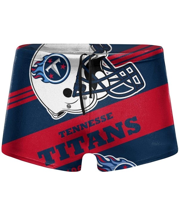 Men's Swim Underwear Kansas City Chi-efs Square Leg Boxer Brief Swimsuit Swimwear Trunks - Tennessee Titans - C3194RCMD38 $24...