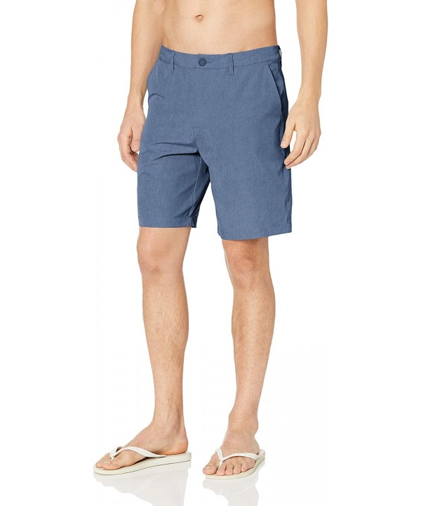 Men's 9" Inseam Hybrid Board Short - Blue Heather - CW18KRIX5H4 $28.70-Board Shorts